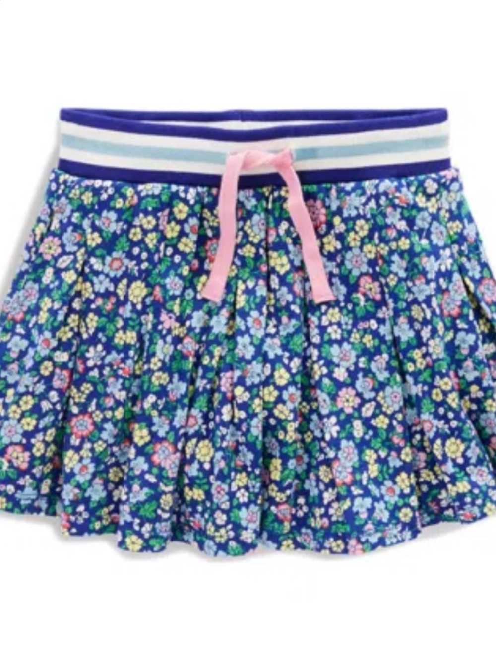 Mini Boden Floral Skort Skirt with Shorts size 3-4 year